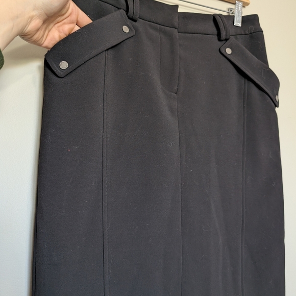 2/$20 Sandra Angelozzi Classic Black Pencil Skirt Size 6 - Picture 3 of 9